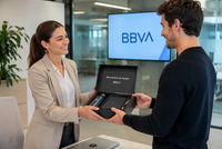 Entrega de un kit corporativo personalizado a un nuevo empleado