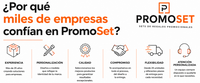 Proceso de trabajo de PromoSet para crear kits corporativos personalizados